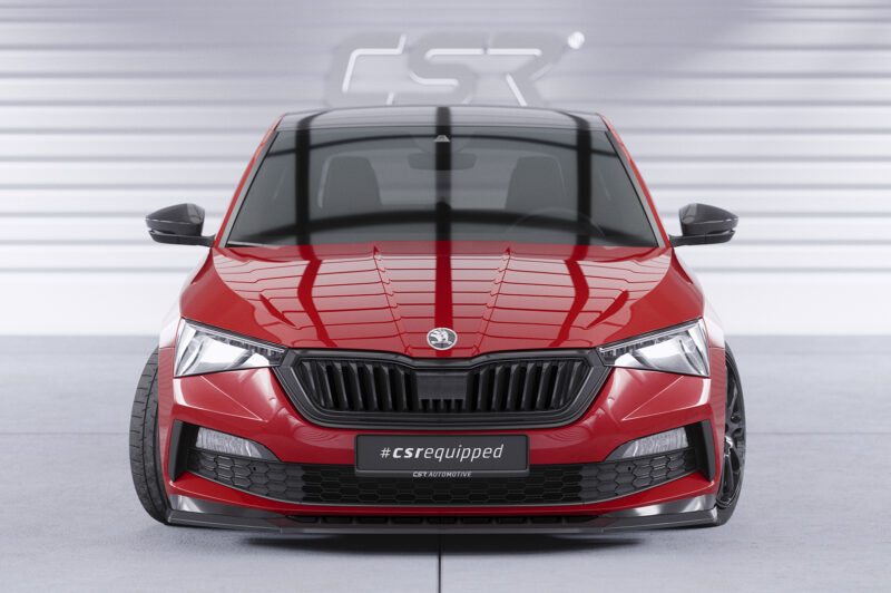 Lip delantero CSR Automotive para Skoda Scala Monte Carlo CSL627 Negro Mate 6