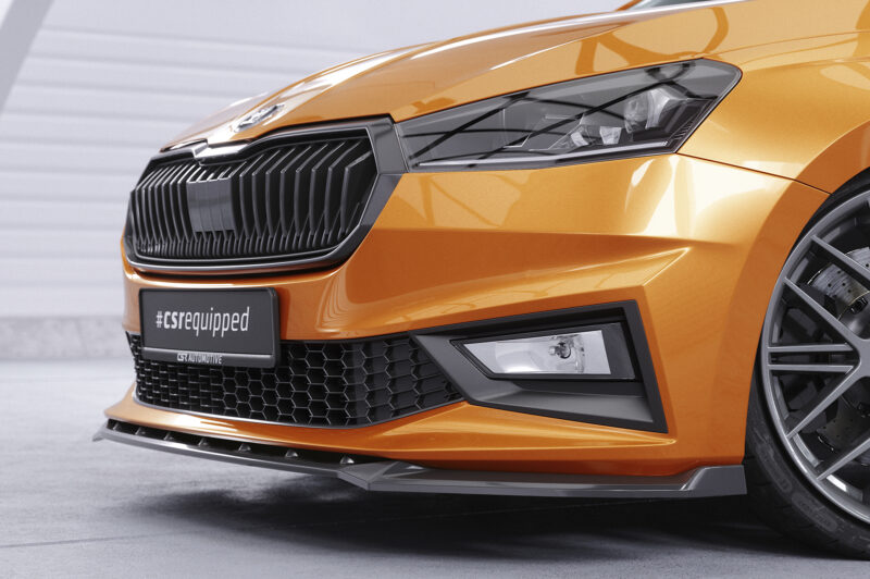 Lip delantero CSR Automotive para Skoda Fabia 4 CSL630 Negro Mate 2