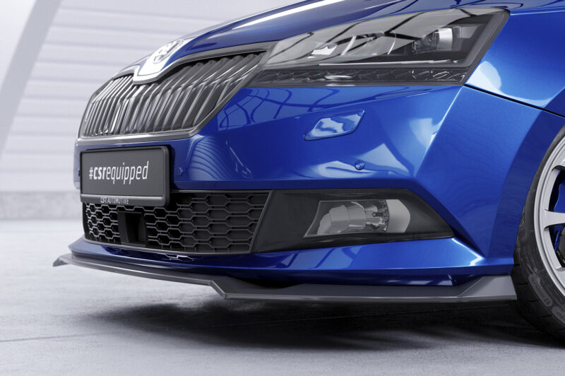 Lip delantero CSR Automotive para Skoda Fabia 3 (Tipo NJ) CSL631 Negro brillo 2