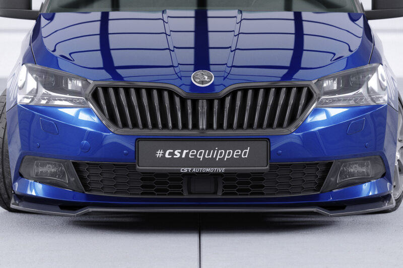 Lip delantero CSR Automotive para Skoda Fabia 3 (Tipo NJ) CSL631 Negro brillo 5