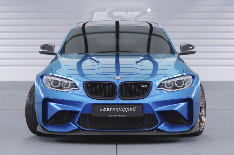 Lip delantero CSR Automotive para BMW M2 (F87) CSL638 Negro Mate 6
