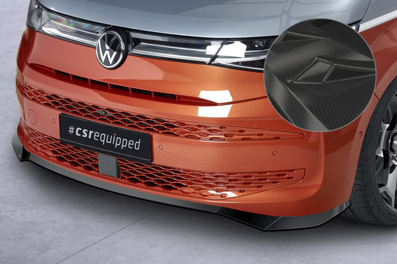 Lip delantero CSR Automotive para VW T7 CSL640 Carbon Look 1