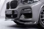 Lip delantero CSR Automotive para BMW X3 G01 / X4 G02 M paquete CSL642 Negro Mate 2