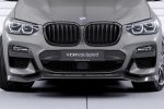 Lip delantero CSR Automotive para BMW X3 G01 / X4 G02 M paquete CSL642 Negro Mate 5