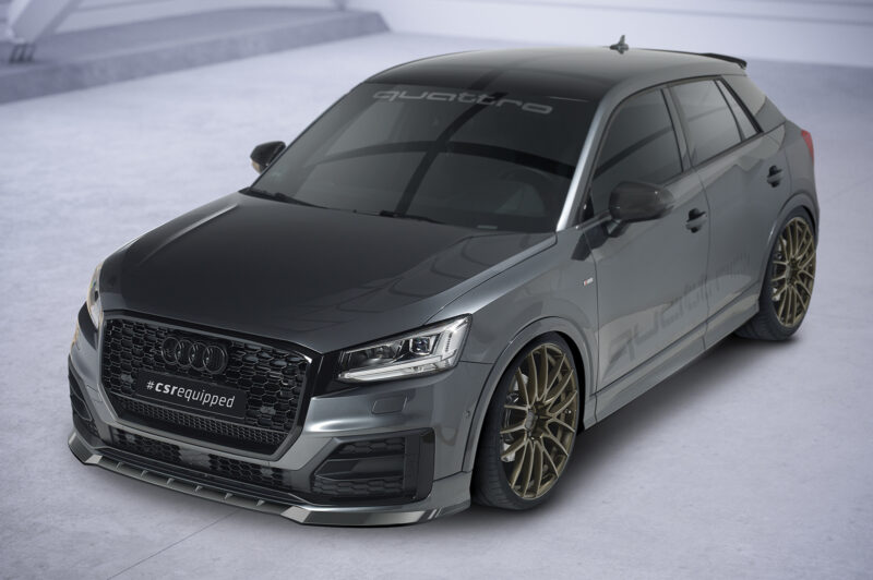 Lip delantero CSR Automotive para Audi Q2 (tipo GA) Sine CSL644 Negro Mate 2