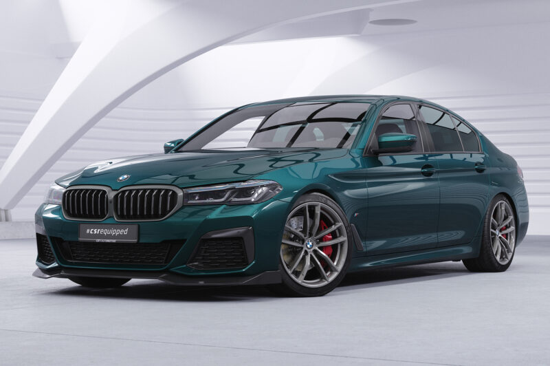 Lip delantero CSR Automotive para BMW Serie 5 G30/G31 M paquete LCI CSL646 Negro Mate 4