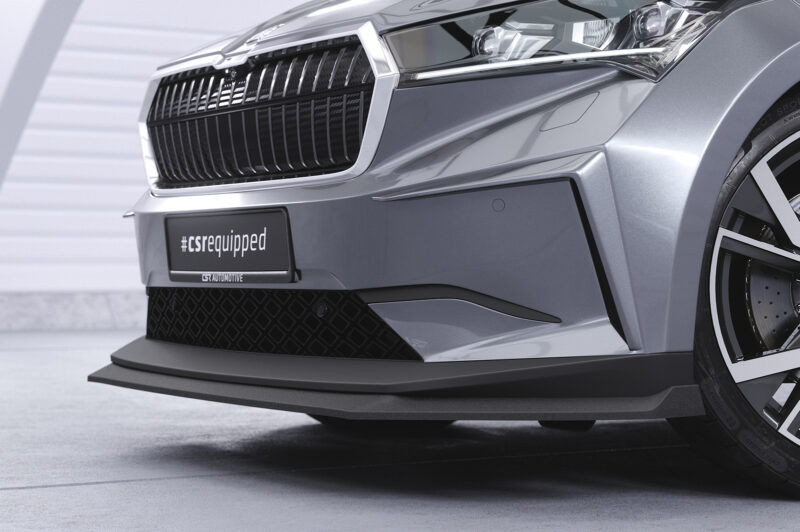 Lip delantero CSR Automotive para Skoda Enyaq iV CSL647 Negro Mate 2
