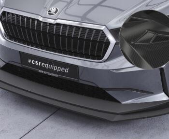 Lip delantero CSR Automotive para Skoda Enyaq iV CSL647 Carbon Look 1