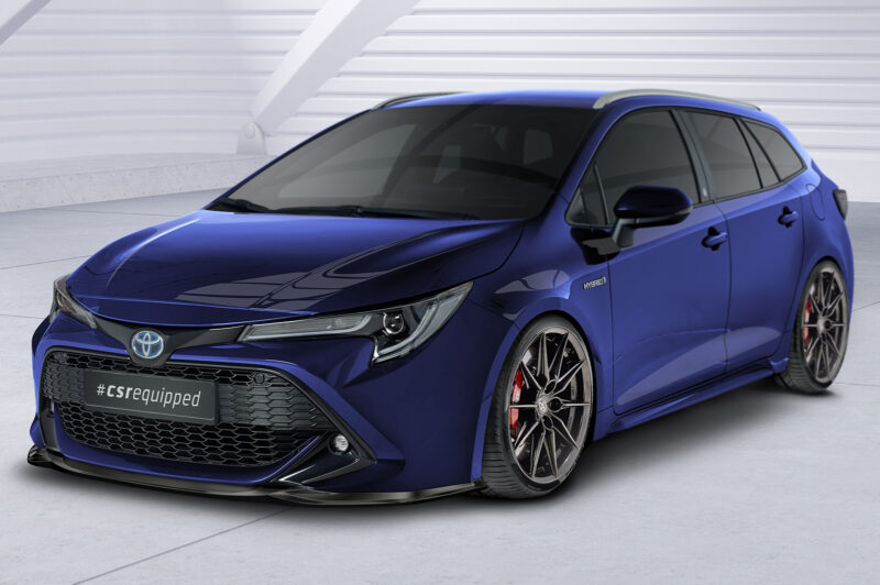 Lip delantero CSR Automotive para Toyota Corolla (E210) Touring Sports / hatchback CSL648 Negro Mate 4