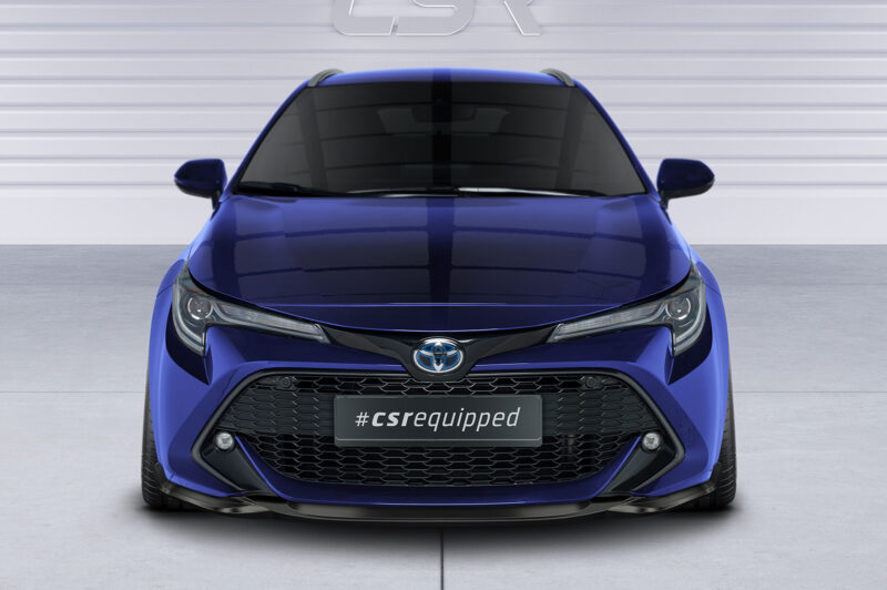 Lip delantero CSR Automotive para Toyota Corolla (E210) Touring Sports / hatchback CSL648 Negro Mate 6