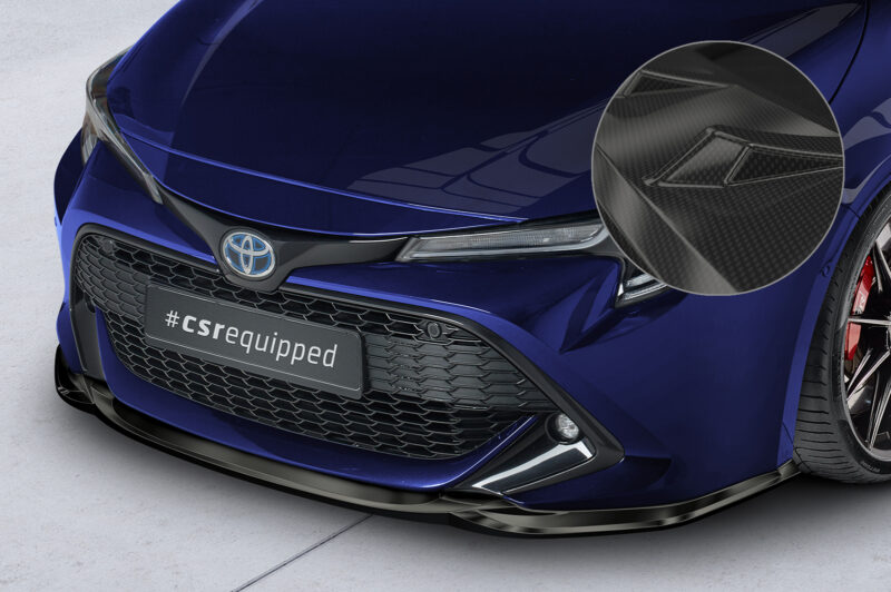 Lip delantero CSR Automotive para Toyota Corolla (E210) Touring Sports / Hatchback CSL648 Carbon Look 1