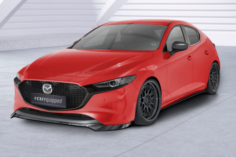 Lip delantero CSR Automotive para Mazda 3 (tipo BP) CSL649 Negro Mate 2