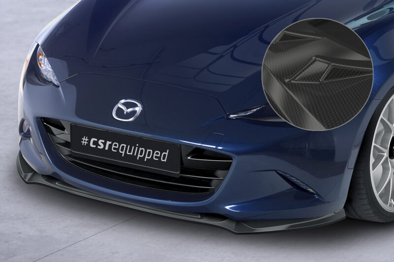 Lip delantero CSR Automotive para Mazda MX-5 (Tipo ND) CSL652 Carbon Look 1