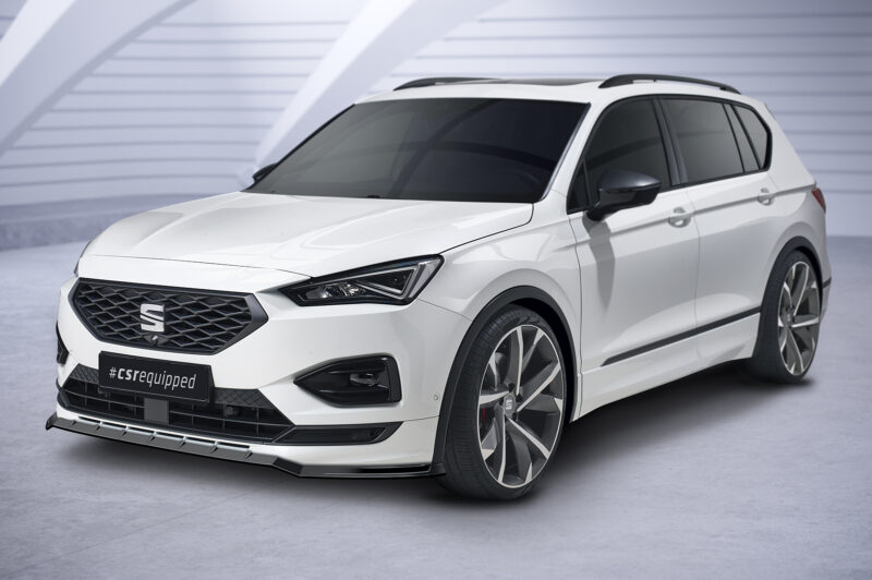 Lip delantero CSR Automotive para Seat Tarraco FR CSL653 Negro Mate 4