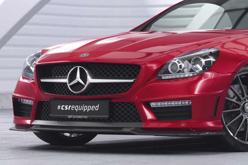 Lip delantero CSR Automotive para Mercedes-Benz SLK R172 AMGine CSL655 Negro Mate 3