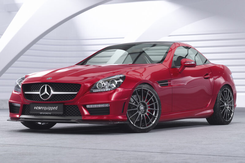 Lip delantero CSR Automotive para Mercedes-Benz SLK R172 AMGine CSL655 Negro Mate 4