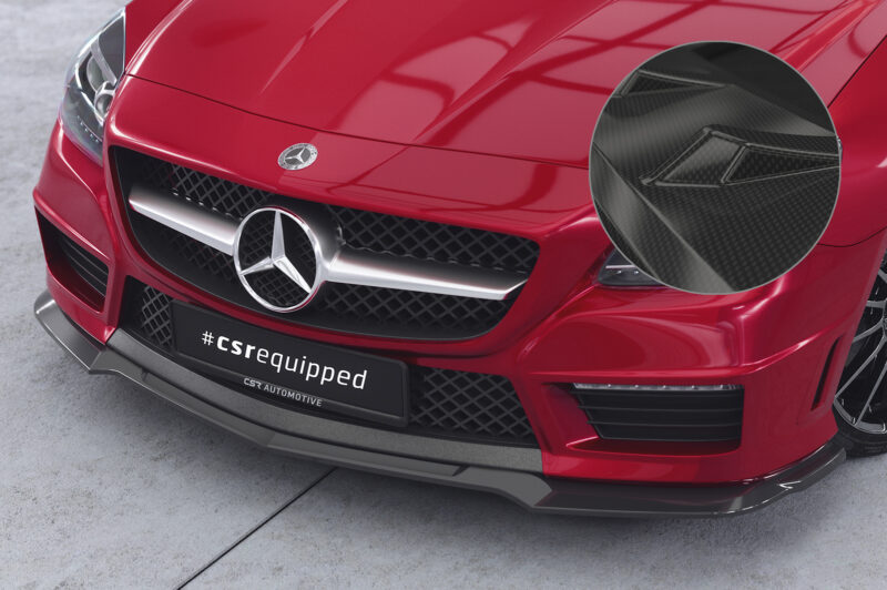 Lip delantero CSR Automotive para Mercedes-Benz SLK R172 AMGine CSL655 Carbon Look 1