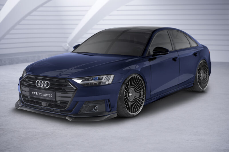Lip delantero CSR Automotive para Audi A8 D5 Sine CSL656 Negro Mate 4