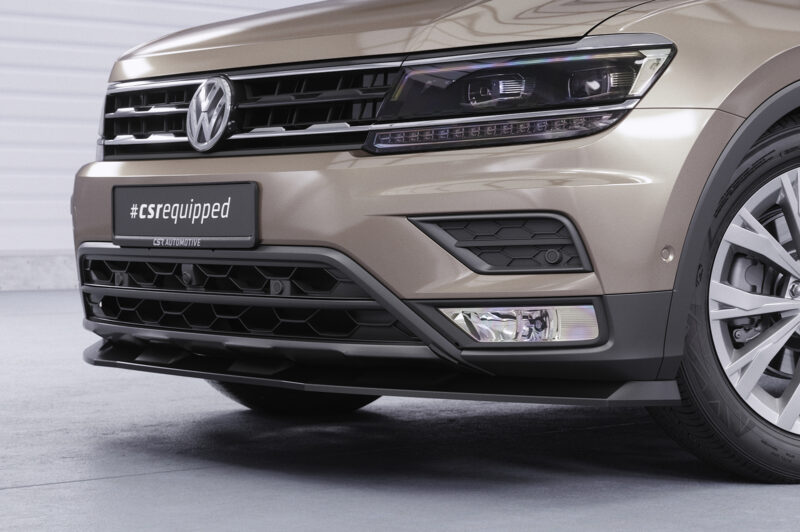 Lip delantero CSR Automotive para VW Tiguan 2 (Typ AD) base CSL658 Negro Mate 2