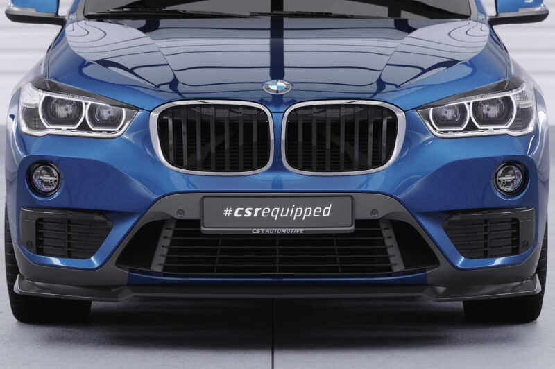 Lip delantero CSR Automotive para BMW X1 (F48) CSL659 Negro Mate 5