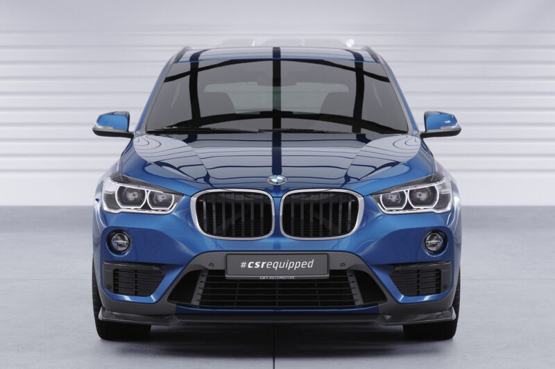 Lip delantero CSR Automotive para BMW X1 (F48) CSL659 Negro Mate 6