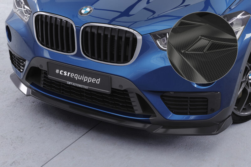 Lip delantero CSR Automotive para BMW X1 (F48) CSL659 Carbon Look 1