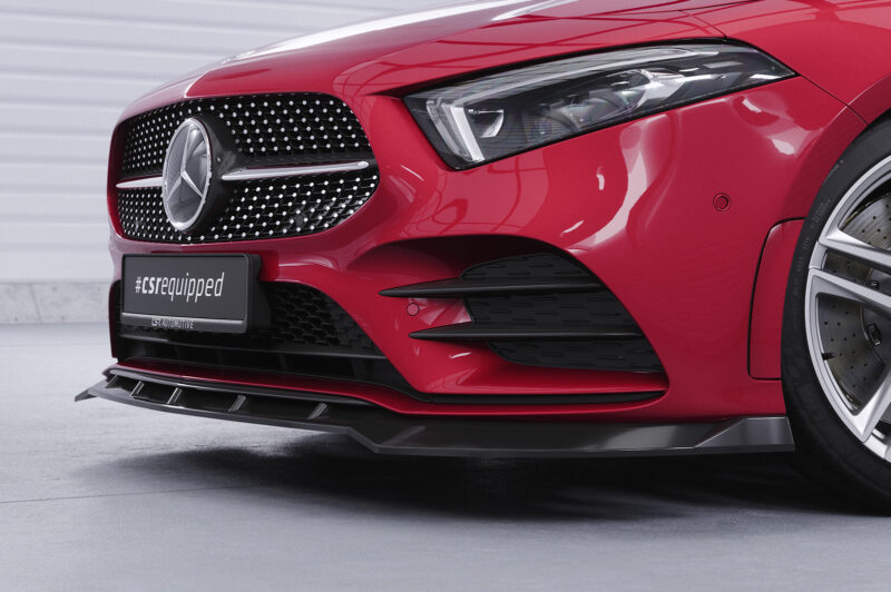 Lip delantero CSR Automotive para Mercedes-Benz Clase A 177 A35 AMG/AMGine CSL660 Negro Mate 2