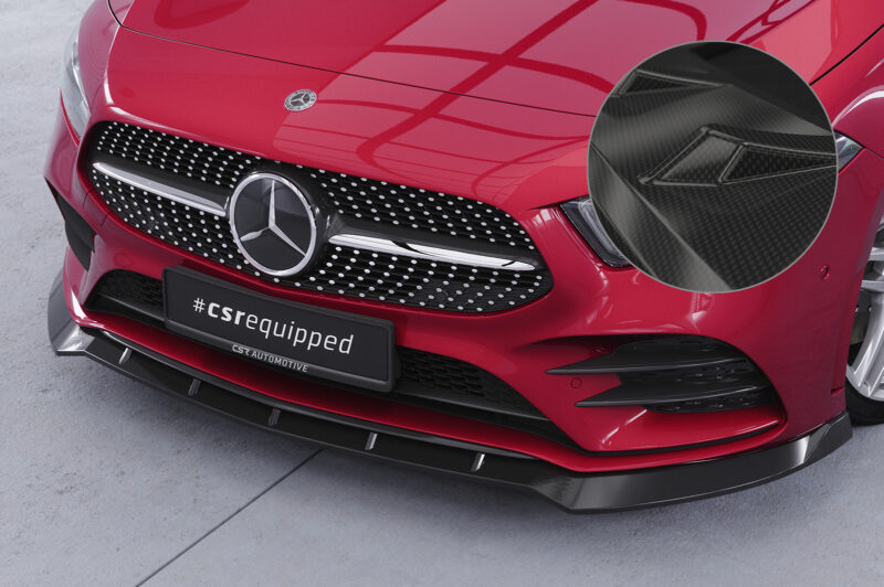 Lip delantero CSR Automotive para Mercedes-Benz Clase A 177 A35 AMG/AMGine CSL660 Carbon Look 1