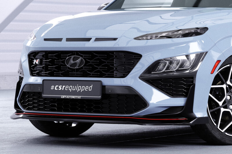 Lip delantero CSR Automotive para Hyundai Kona N/Nine CSL661 Negro Mate 3
