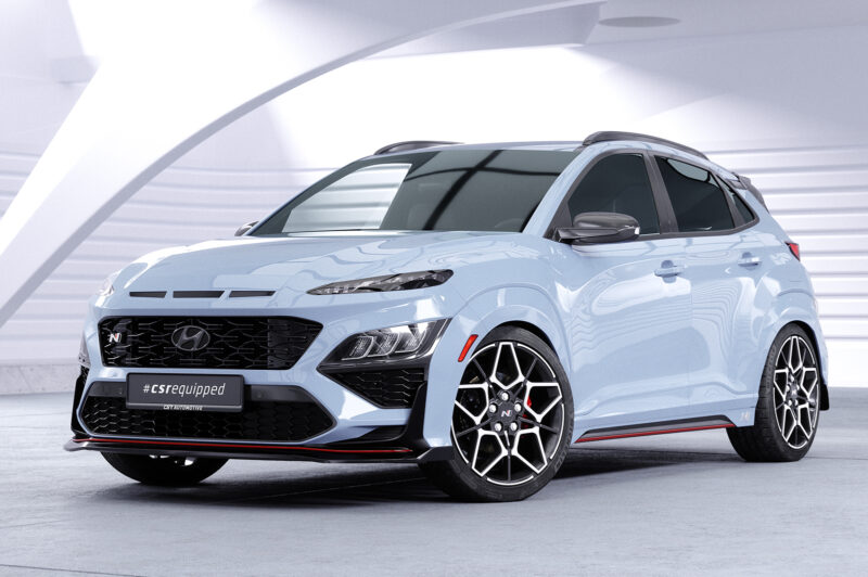 Lip delantero CSR Automotive para Hyundai Kona N/Nine CSL661 Negro Mate 4