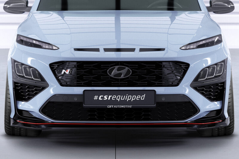 Lip delantero CSR Automotive para Hyundai Kona N/Nine CSL661 Negro Mate 5