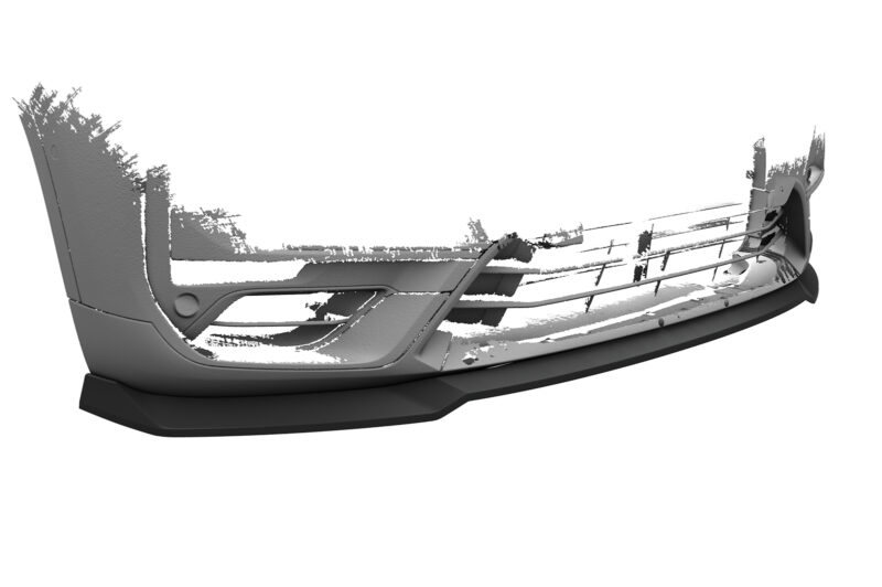 Lip delantero CSR Automotive para BMW X1 (F48) CSL662 Negro Mate 3