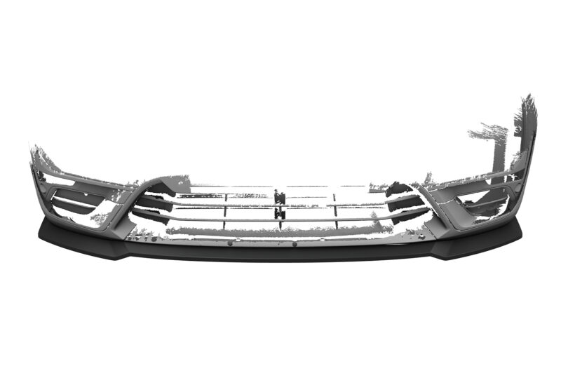 Lip delantero CSR Automotive para BMW X1 (F48) CSL662 Negro Mate 5