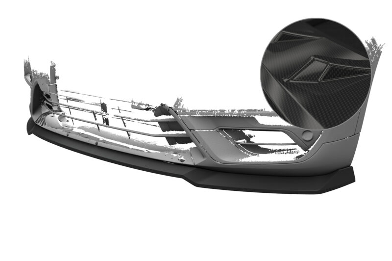Lip delantero CSR Automotive para BMW X1 (F48) CSL662 Carbon Look 1
