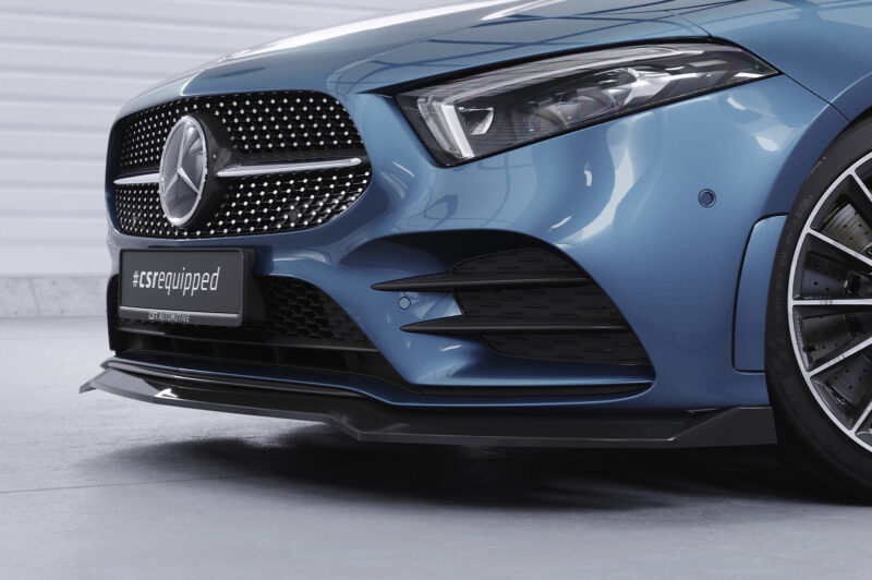 Lip delantero CSR Automotive para Mercedes-Benz Clase A 177 A35 AMG/AMGine CSL664 Negro Mate 2
