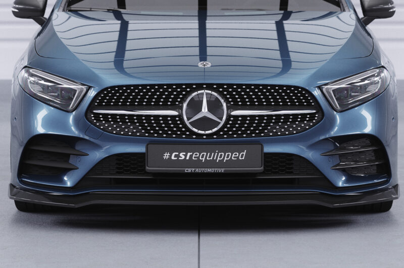 Lip delantero CSR Automotive para Mercedes-Benz Clase A 177 A35 AMG/AMGine CSL664 Negro Mate 5