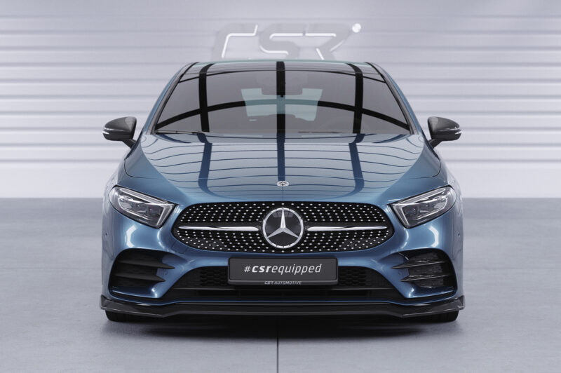 Lip delantero CSR Automotive para Mercedes-Benz Clase A 177 A35 AMG/AMGine CSL664 Negro Mate 6