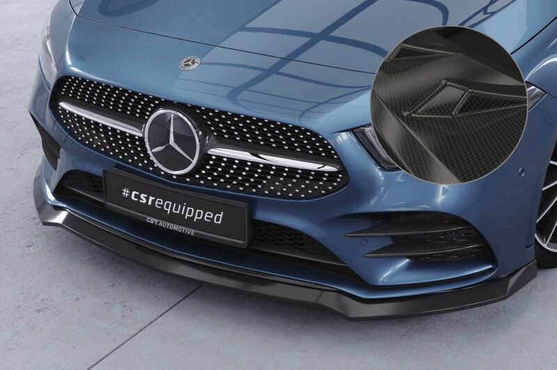 Lip delantero CSR Automotive para Mercedes-Benz Clase A 177 A35 AMG/AMGine CSL664 Carbon Look 1