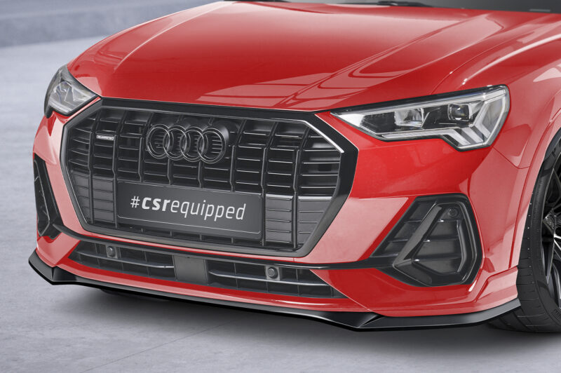 Lip delantero CSR Automotive para Audi Q3 (F3) Sine CSL665 Negro Mate 3