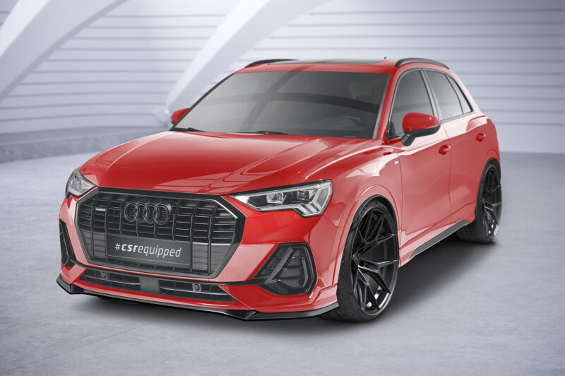 Lip delantero CSR Automotive para Audi Q3 (F3) Sine CSL665 Negro Mate 4