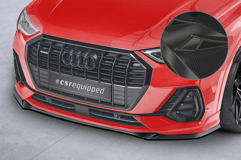 Lip delantero CSR Automotive para Audi Q3 (F3) Sine CSL665 Carbon Look 1