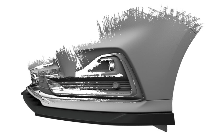 Lip delantero CSR Automotive para Ford Sax MK2 CSL666 Negro Mate 3