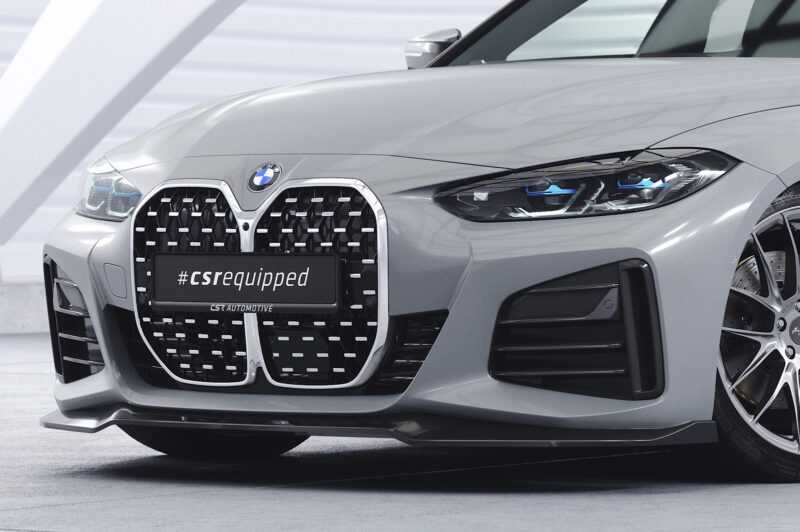 Lip delantero CSR Automotive para BMW Serie 4 (G26) / i4 paquete M CSL668 Negro Mate 3