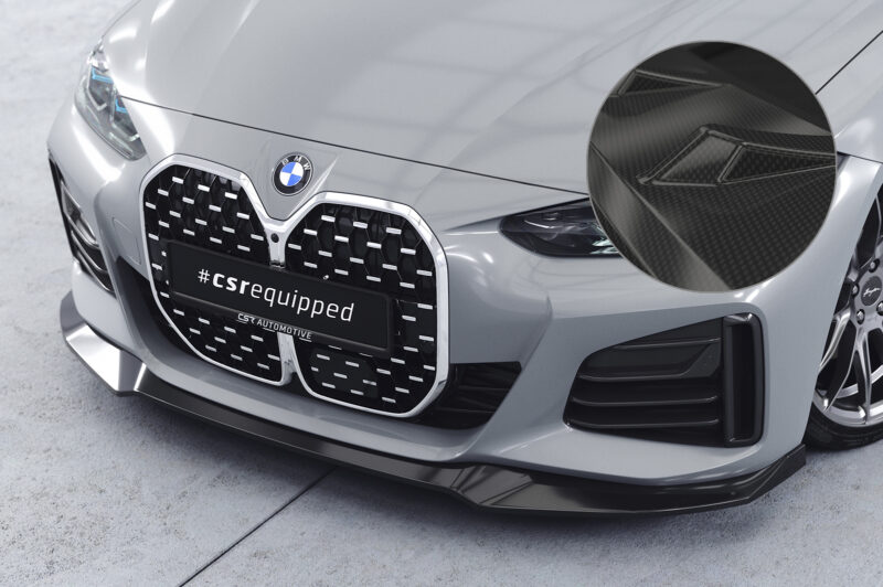 Lip delantero CSR Automotive para BMW Serie 4 (G26) / i4 paquete M CSL668 Carbon Look 1