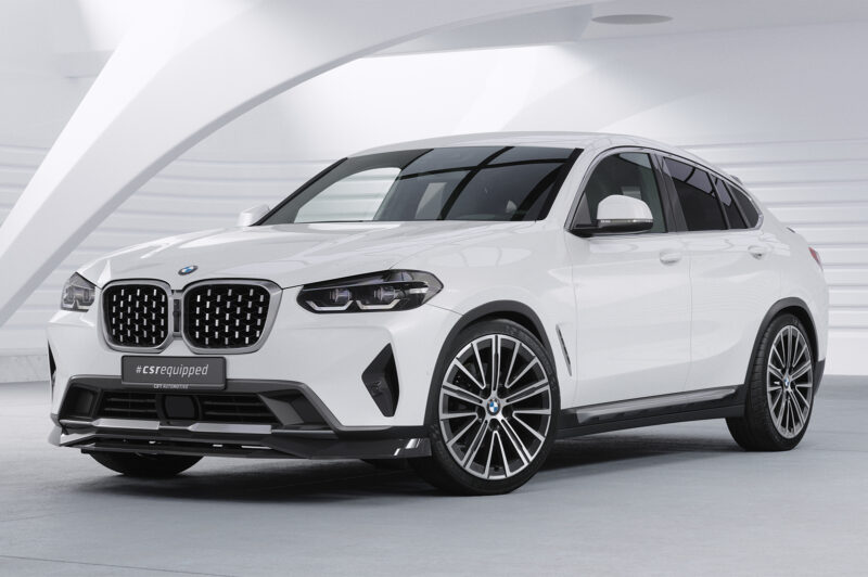 Lip delantero CSR Automotive para BMW X4 (G02) CSL672 Negro Mate 4