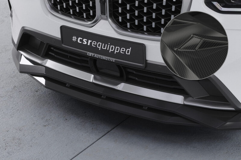 Lip delantero CSR Automotive para BMW X4 (G02) CSL672 Carbon Look 1