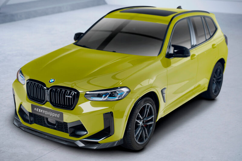 Lip delantero CSR Automotive para BMW X3 (F97) CSL674 Negro Mate 2