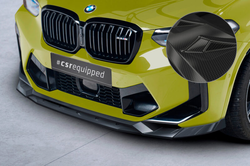 Lip delantero CSR Automotive para BMW X3 (F97) CSL674 Carbon Look 1