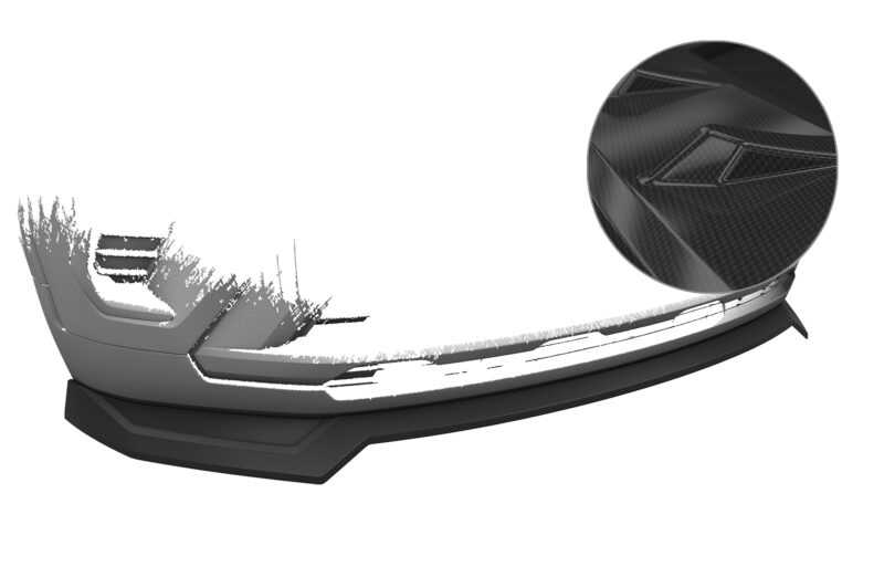 Lip delantero CSR Automotive para Opel Crossland CSL675 Carbon Look 1