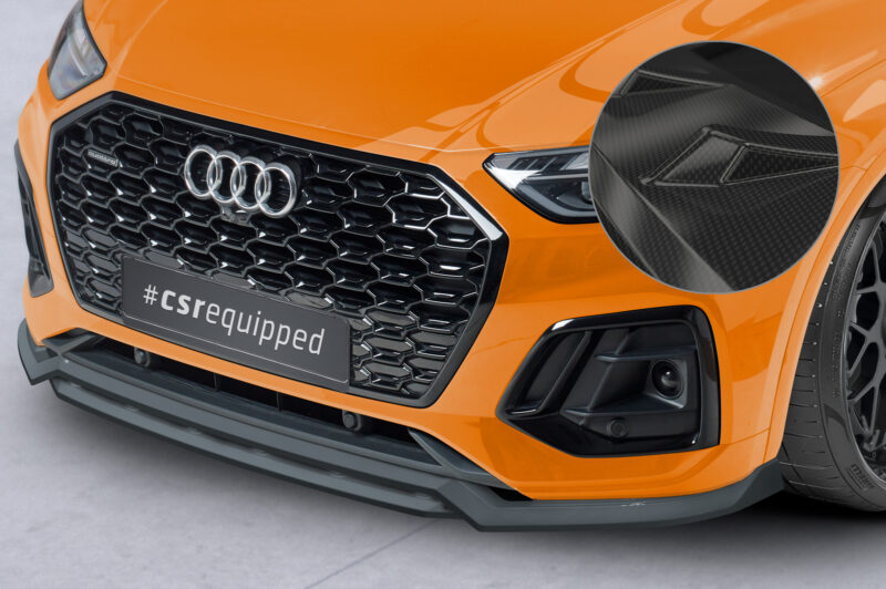 Lip delantero CSR Automotive para Audi Q5 (FY/FYT) Sine / SQ5 (FY) CSL677 Carbon Look 1